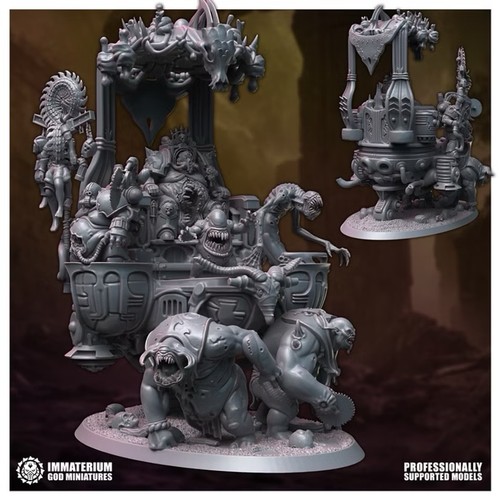 Gula chariot gluttony - of,