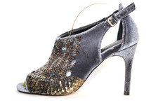 NEXT Grey Velvet Sequin trim