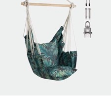 Vonhaus Seville Palm Leaf Hanging Swing Chair