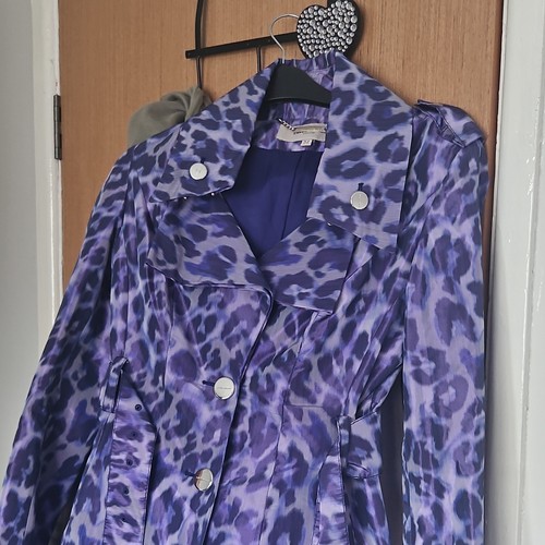 Karen millen purple leopard - karen,