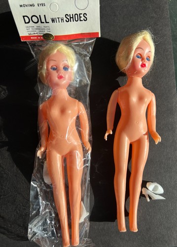 Vintage doll with shoes and - doll,