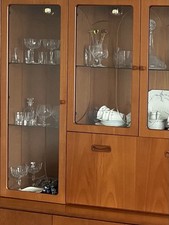 Plan teak wall unit - wall,
