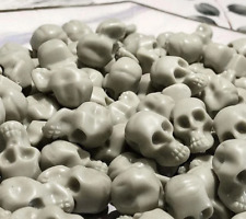 12x Halloween Mini Skulls Punk