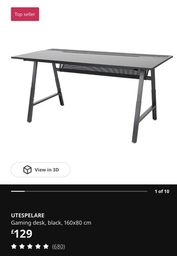 Ikea utespelare large black - ikea,