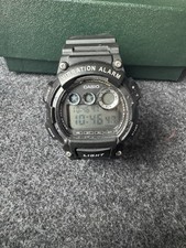 Casio W-735H Black Vibration Alarm - UNTESTED