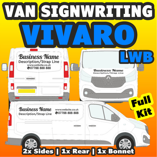Vauxhall vivaro van sign - vauxhall,