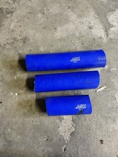 3x ASH 45mm Straight SILICONE HOSES, OIL & FUEL RESISTANT, Blue like Samco