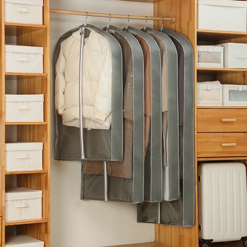 Large gray garment bag - garment,