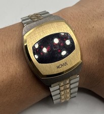 Vintage Novus Mens LED Watch -
