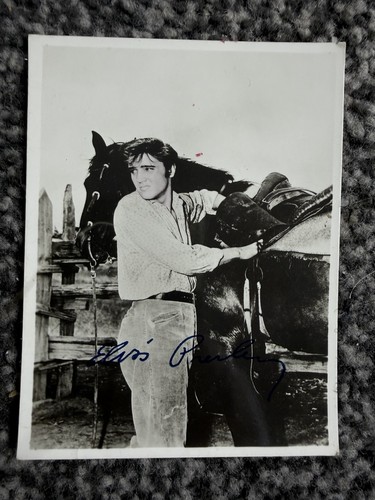 Elvis presley autographed - presley,