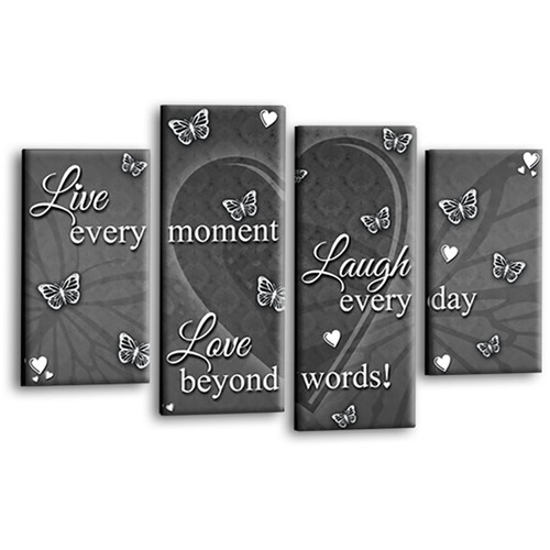Love heart wall art - love,