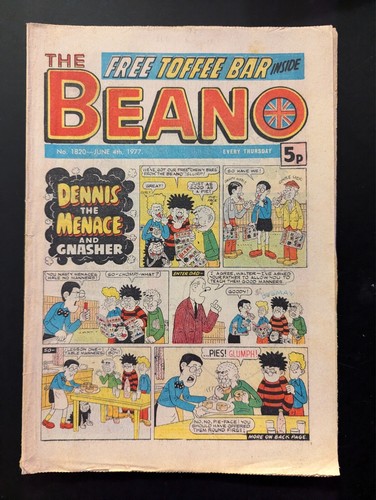 Beano comic 1820 - comic, 1820,
