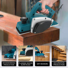 1200W 3-PIN Plug Electric Wood Planer Hand Power Plane Machine 82mm Blade Guide
