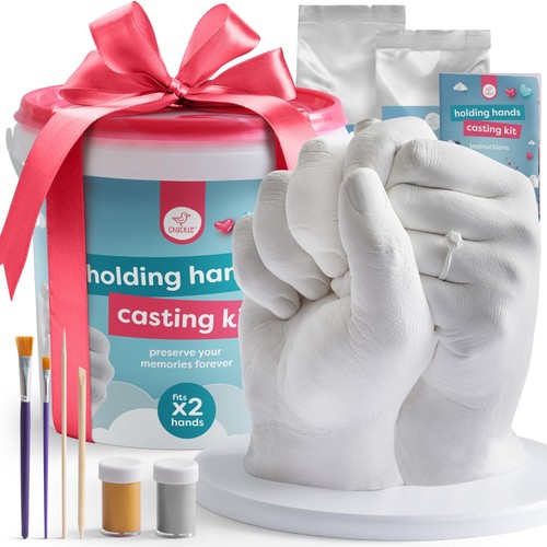Couples hands casting kit - 3d,