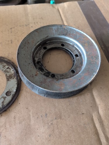 Triumph crankshaft pulley - tr, 4