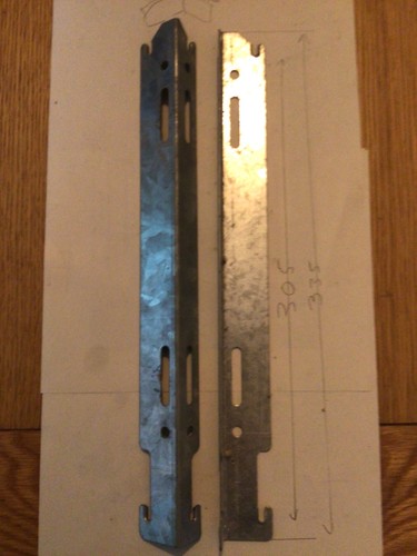 Steel radiator brackets - brackets,