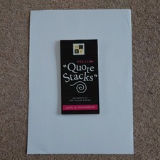 DCWV Quote Stack VELLUM Love & Friendship 48 sheets of Quotes Sayings NEW