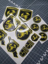 Abarth 595 Complete Badge Set