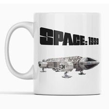 Space 1999 With Eagle Transporter Artwork Printed on 11oz White Coffee Mug