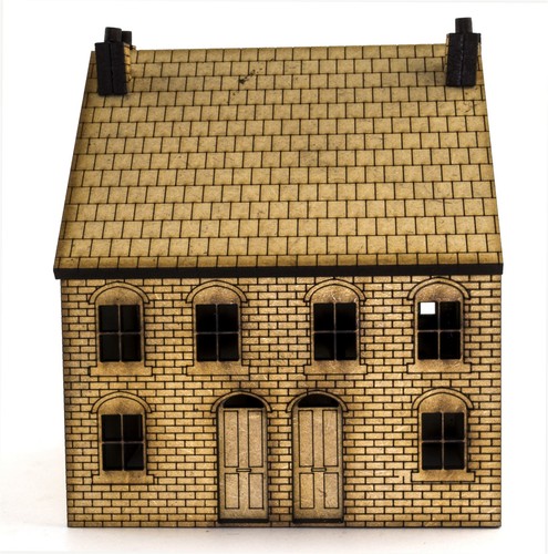 Victorian house with rear - with,