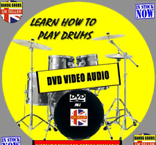 LEARN TO PLAY THE DRUMS VIDEO DVD Beginners Tuition Step By Step A-Z Lessons NEW