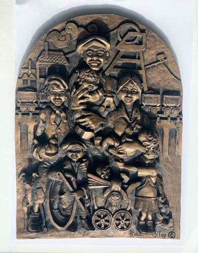 Miner family sculpture - miner’s,
