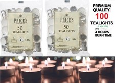 100 x Prices Patent Candles