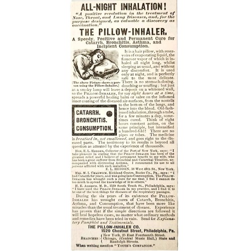Pillow asthma inhaler - pillow, lungs