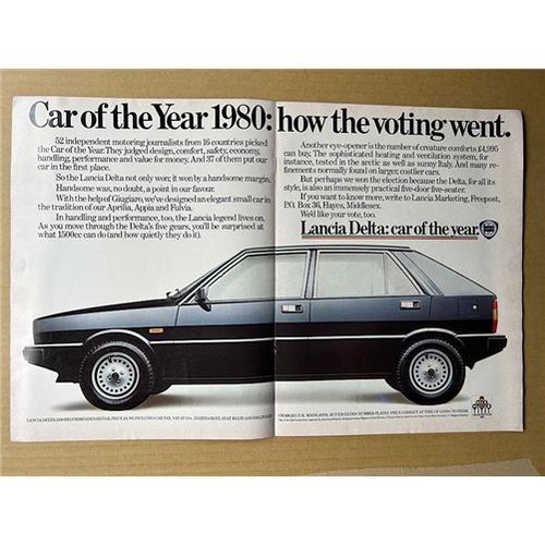 Lancia delta poster - lancia,