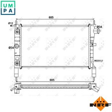 RADIATOR ENGINE COOLING 53036