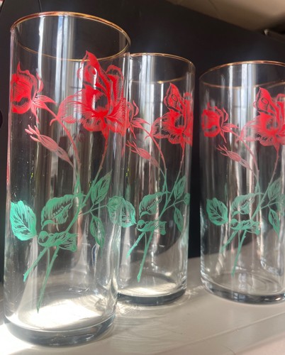 Kitsch red rose highball - x,