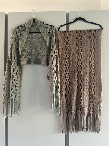Vintage long loose weave - 2,
