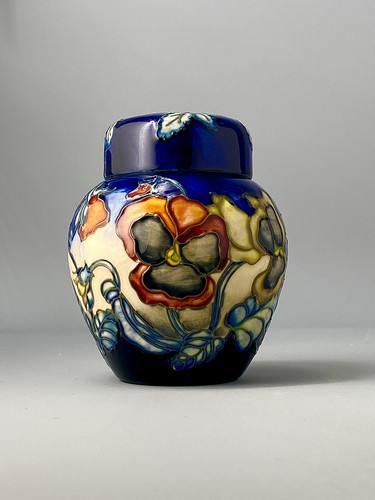 Moorcroft pansy 11cm ginger - 11cm,