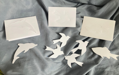 Iris folding die cut - iris, die-cut
