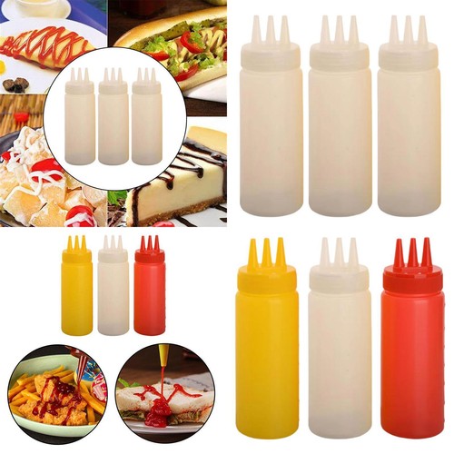 3pcs sauce bottles squeeze - 3pcs,
