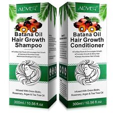 Batana Oil Hair Growth Shampoo & Conditioner 300ml, Encourage Growth, Shiny