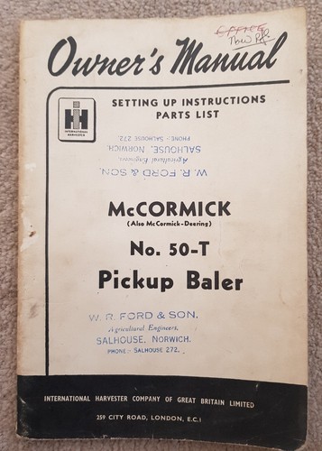 Mccormick pickup baler - mccormick,