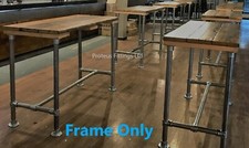 Scaffold Tube Bar Table BASE ONLY Pipe Clamp Fittings Industrial Steel Metal UK