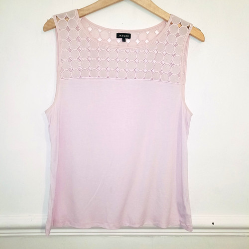 Jaeger womens top - top, pink