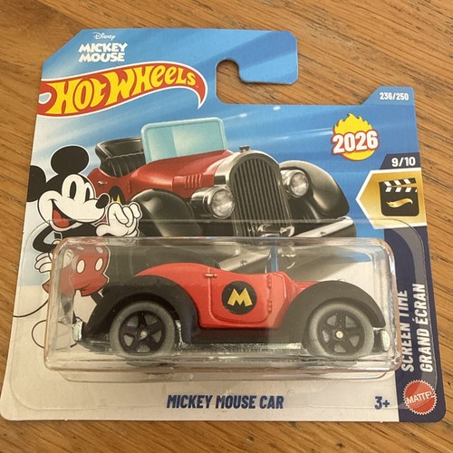 Hot wheels mickey mouse - mickey, car