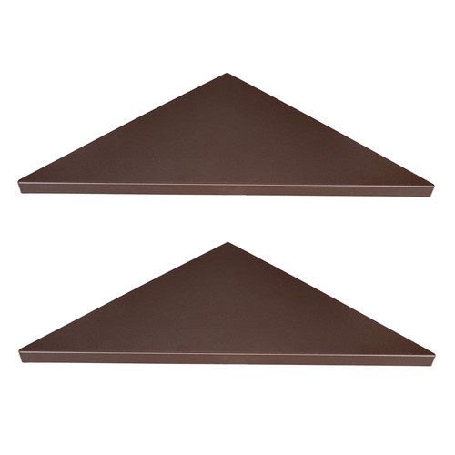 Corner mounting shelf - mounting, of