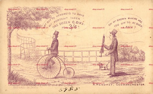 Rare penny farthing bicycle - farthing,
