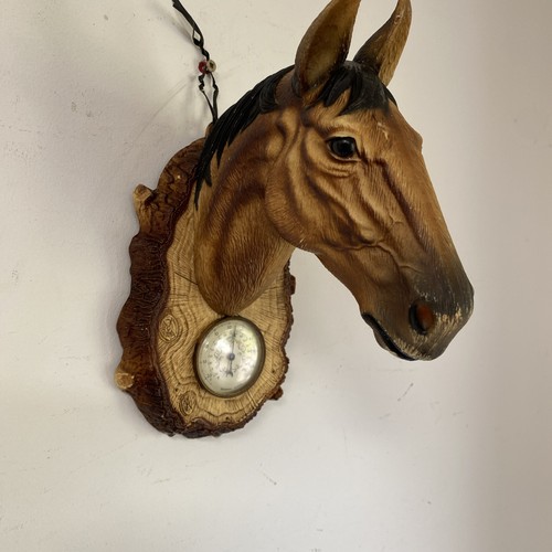 Vintage french horse head wall - vintage,