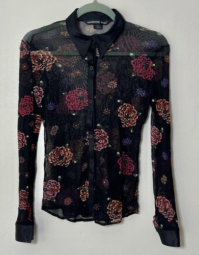 Vivienne tam floral mesh - floral,