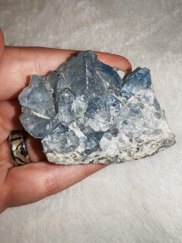 Celestite cluster 125g - celestite,