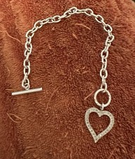 Sterling Silver Open Heart