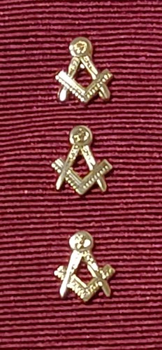 Set masonic pin badges - set,