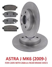FOR VAUXHALL ASTRA J MK6 09-