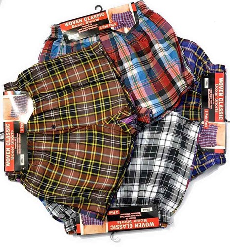 Mens woven boxer - woven, loose