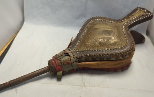 Antique wood leather fire - wood,